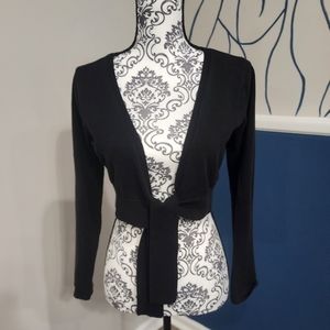 Takeout Black Wrap Crop Top